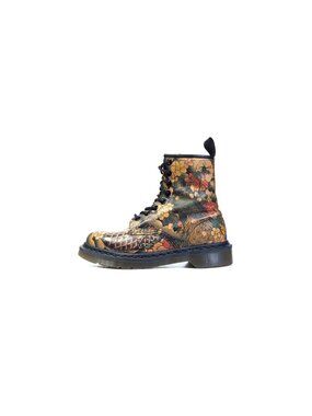 DR. MARTENS Boots X EVISU WAGARA TATTOO SLEEVE Boots Womens Size 6
